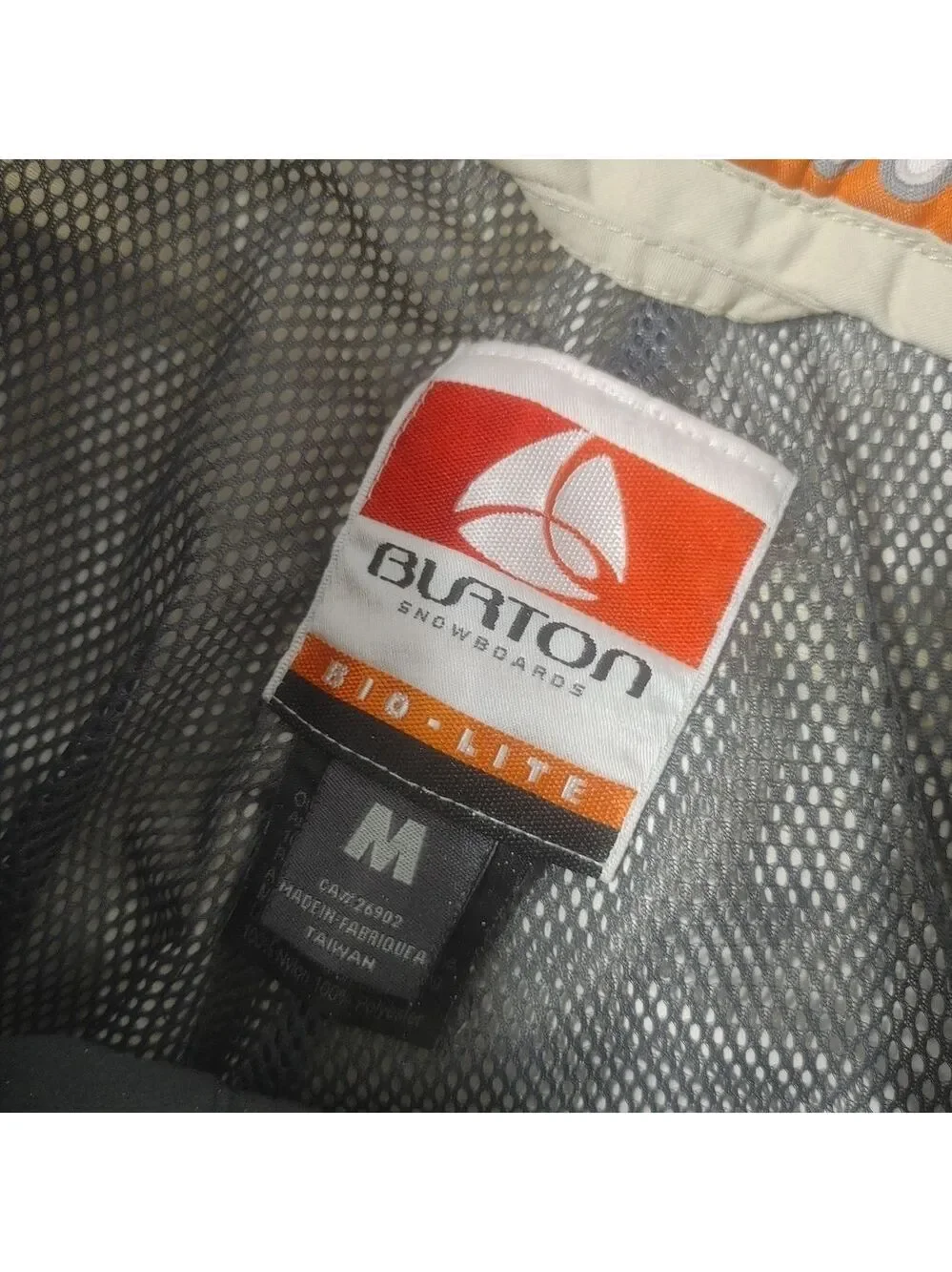 Burton Snowboards Men's Bio Lite Beige Cargo Snow Pants Med